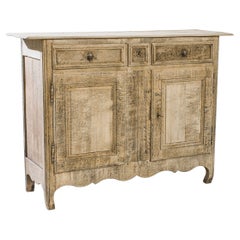 1860s French Bleached Oak Buffet 1860s French Bleached Oak Buffet