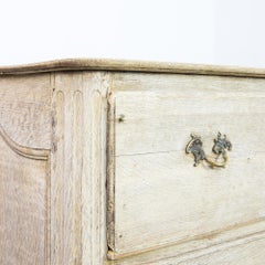 1860s French Bleached Oak Chest of Drawers