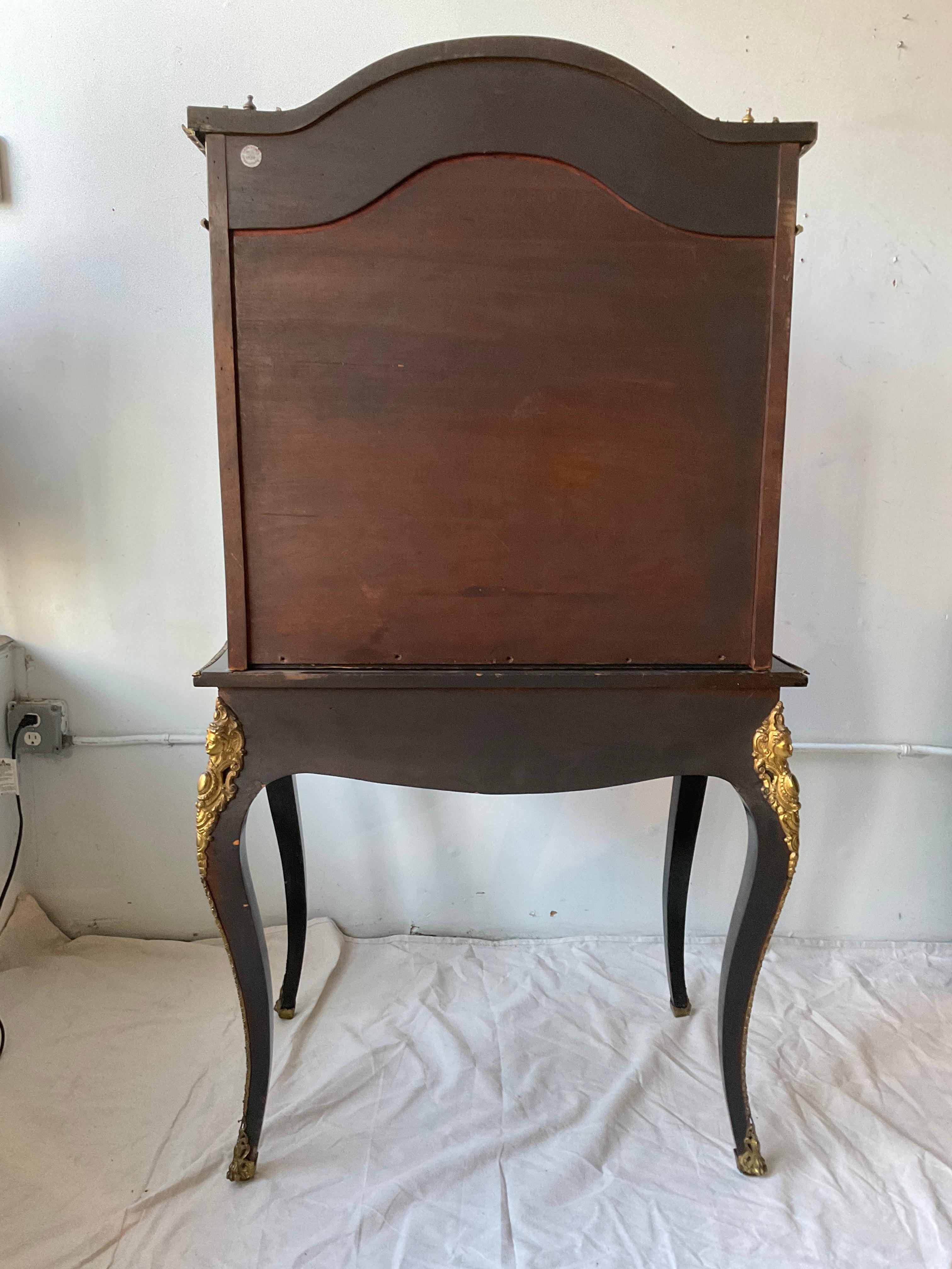 1860s French Boulle Writing Desk For Sale 1