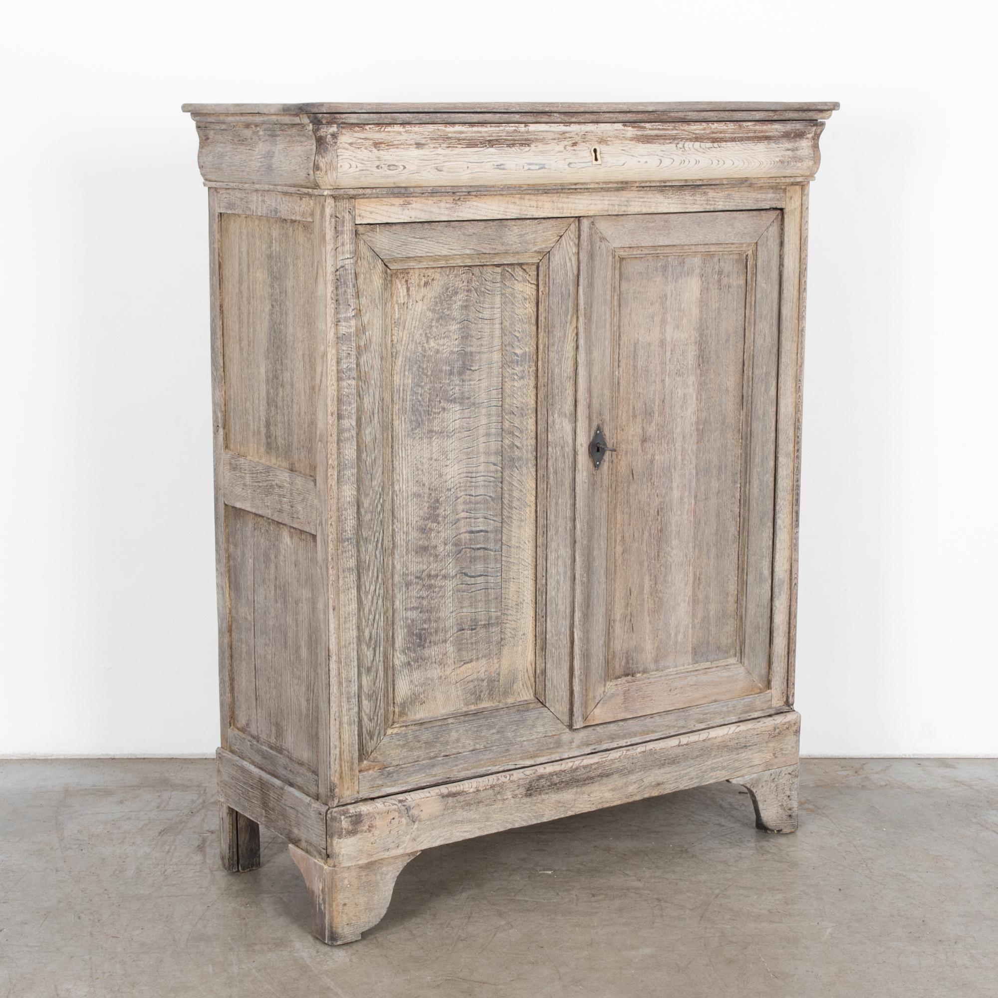 1860s French Country Oak Cabinet 5