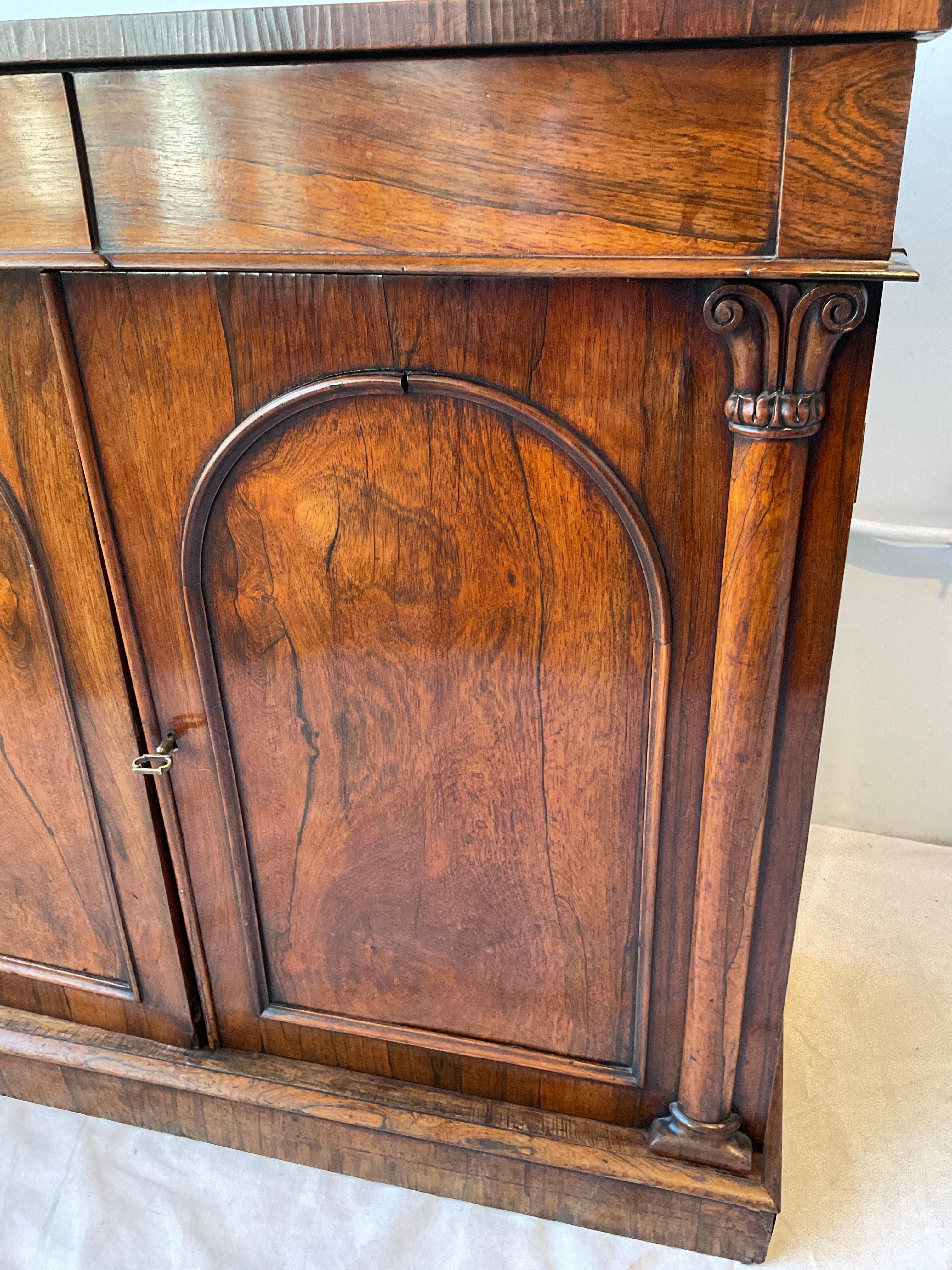 1860s  Palissandro Impero Francese  Credenza  ( Console ) in vendita 8