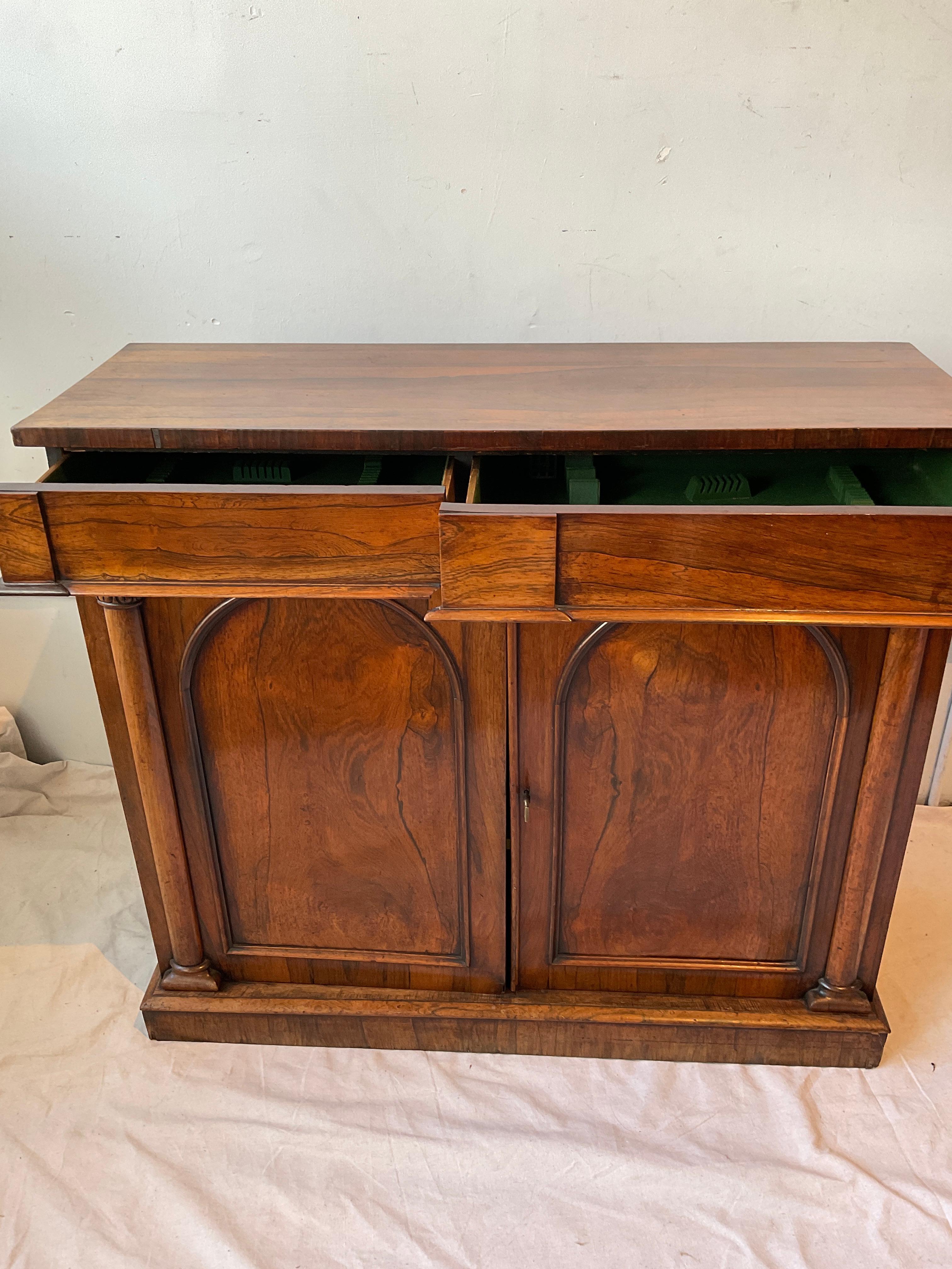 1860s  Palissandro Impero Francese  Credenza  ( Console ) in vendita 2