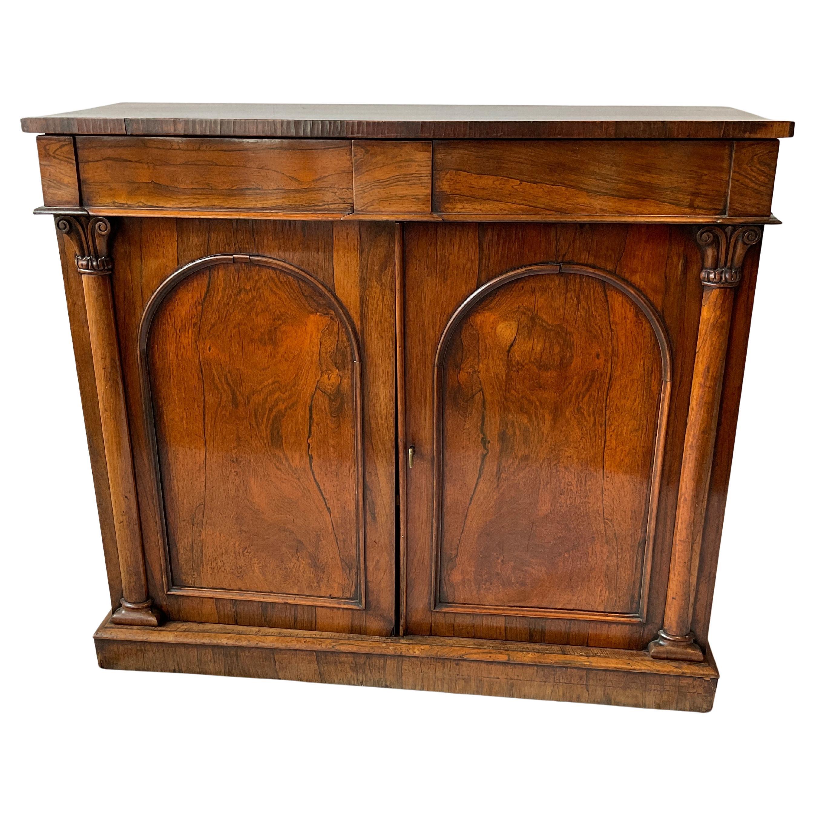 1860s  French Empire Rosewood  Sideboard  ( Console )