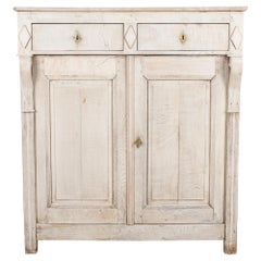 1860s French Provincial Bleached Oak Buffet