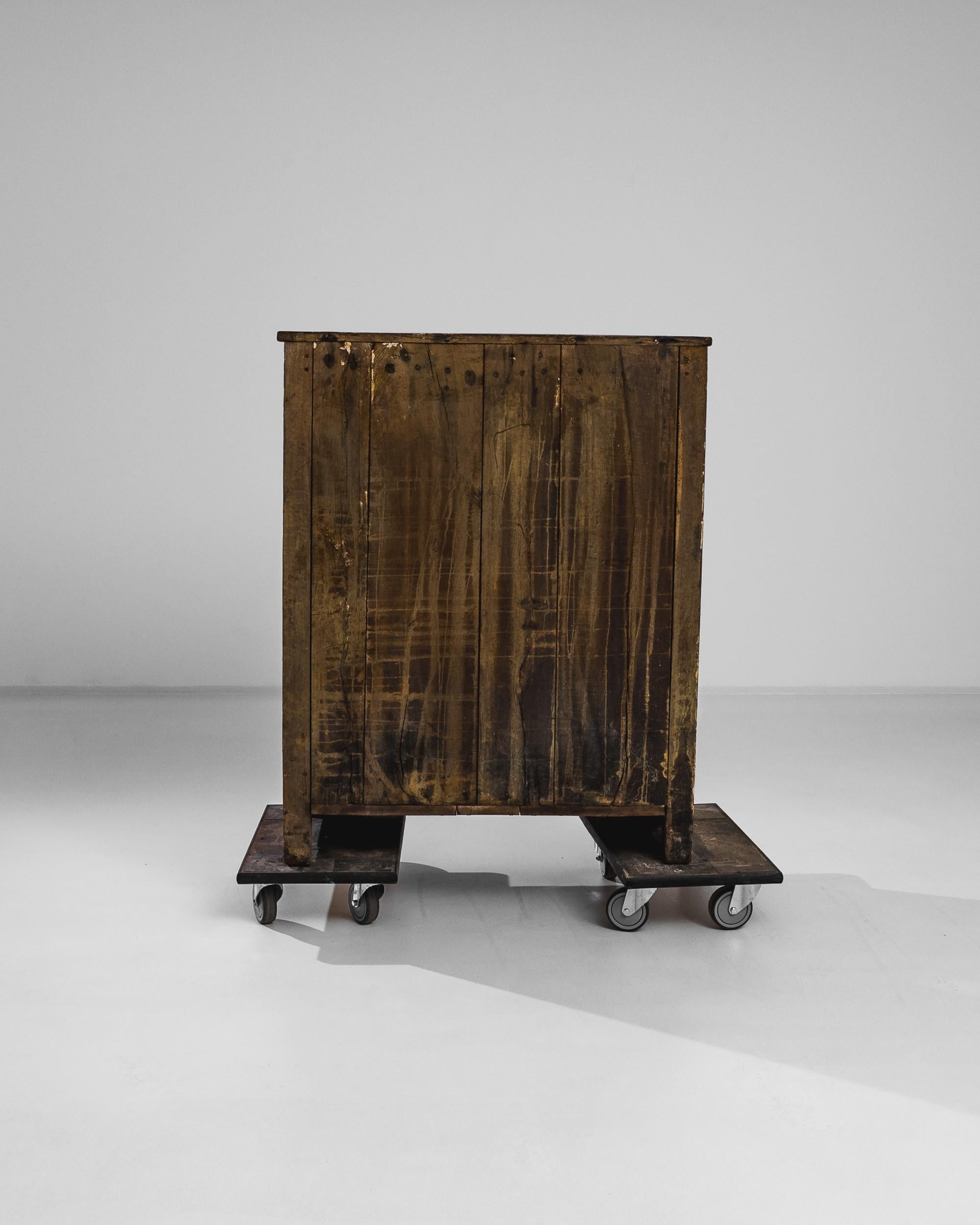 1860s French Wood Patinated Cabinet 4