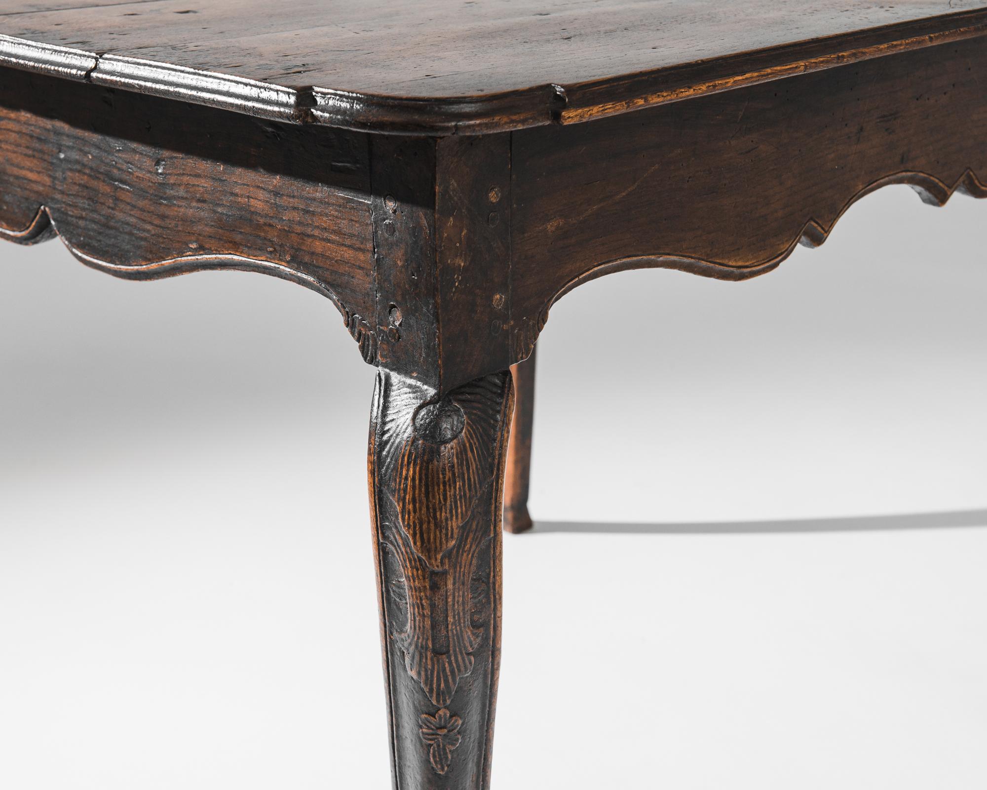 French Provincial 1860s French Wooden Table