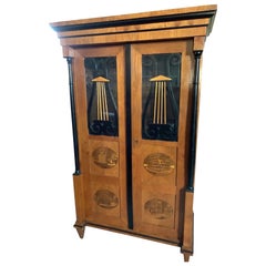 Armario italiano estilo Biedermeier de 1860