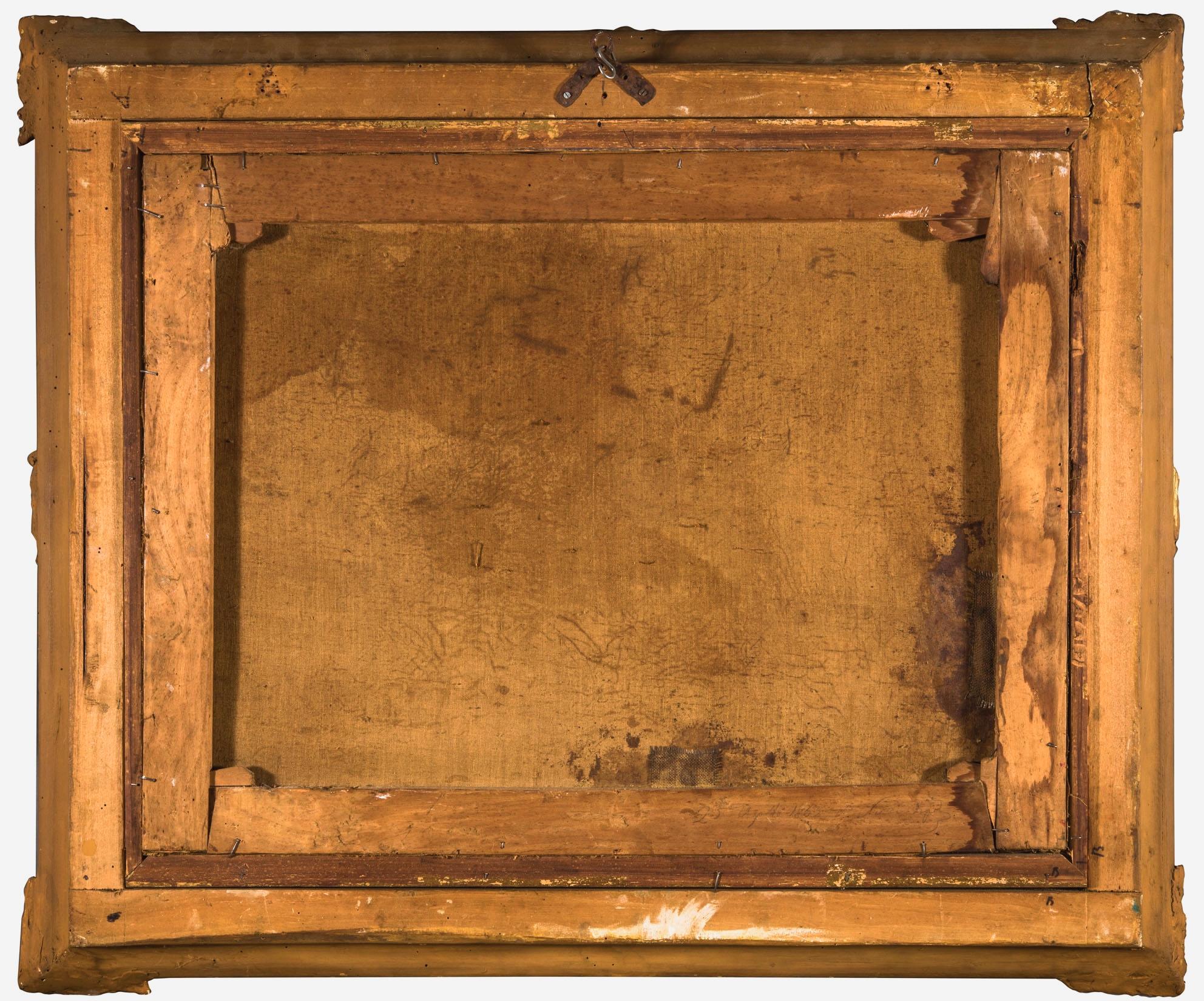 1860s Italian Signed Neapolitan Landscape Painting In Good Condition For Sale In Roma, IT