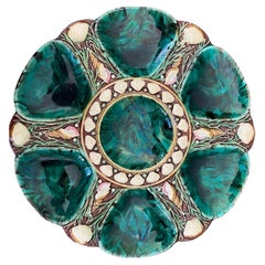 1870 Minton Emerald Green Oyster Plate