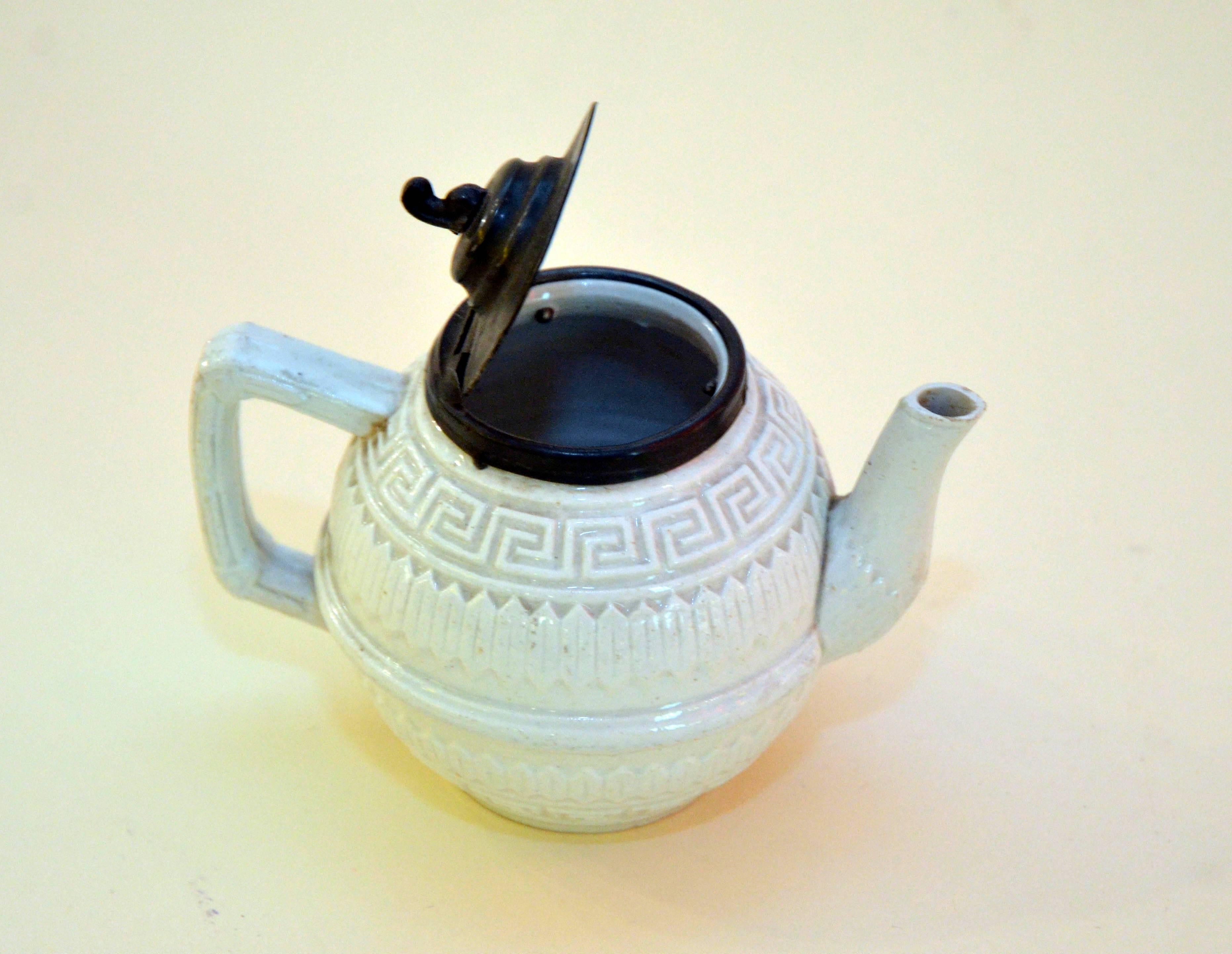 glazed teapot