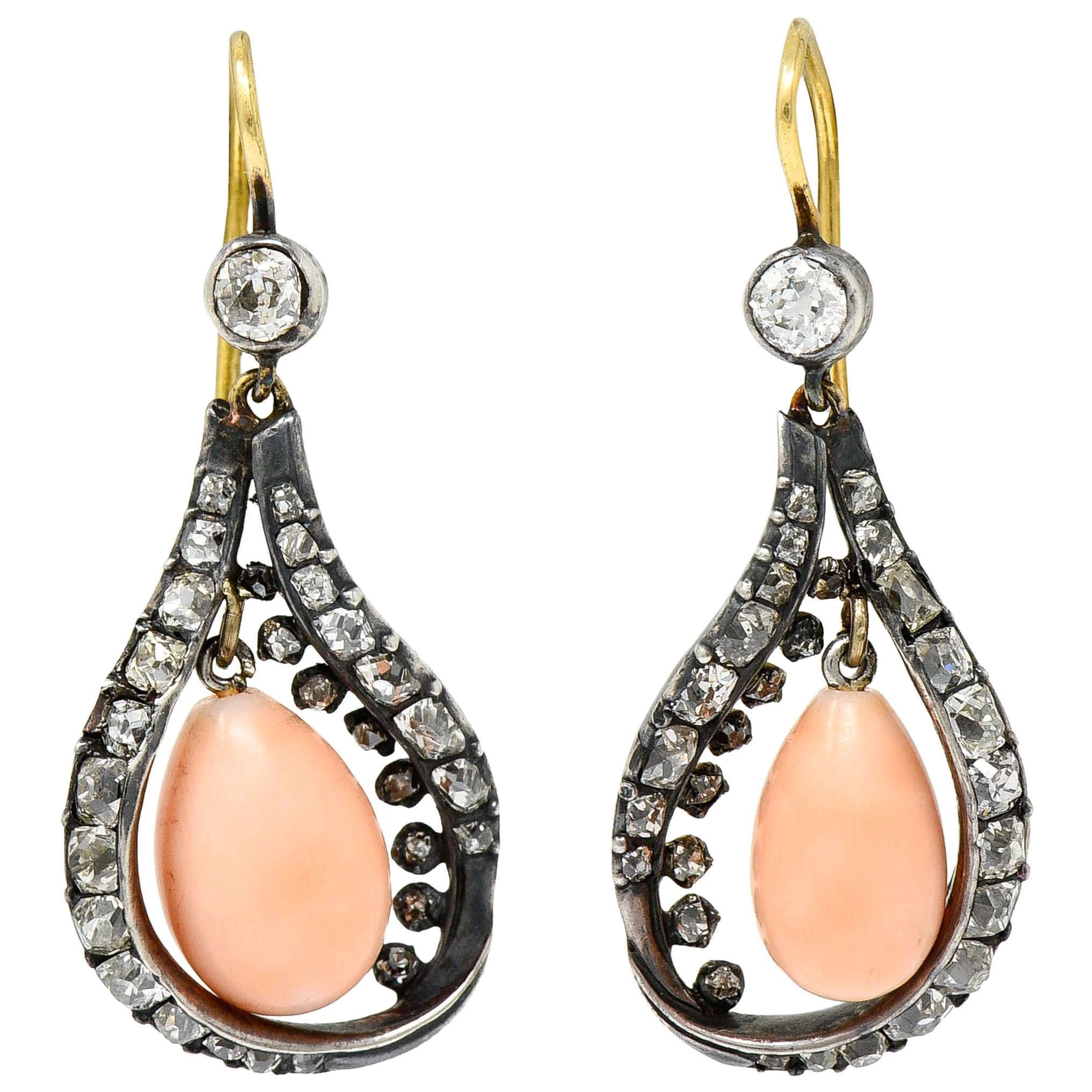 Roaring Twenties Gold Chain Tassel Handmade Drop Earrings