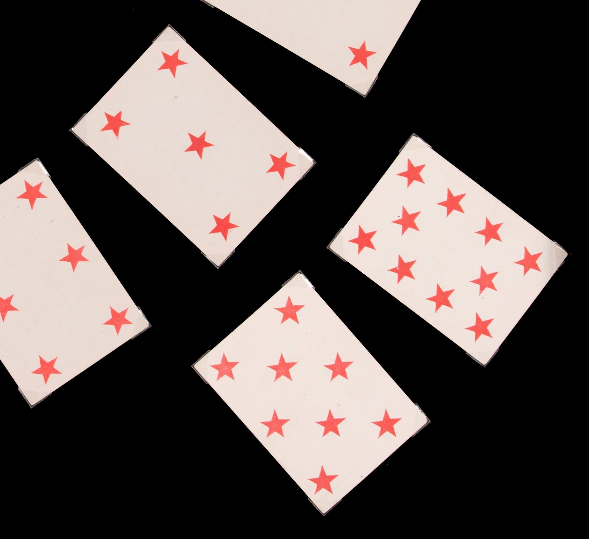 Jouer aux cartes de la guerre civile de 1862 avec étoiles, drapeau, guirlandes et aigles en vente 2