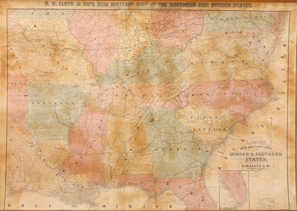 map of southern states