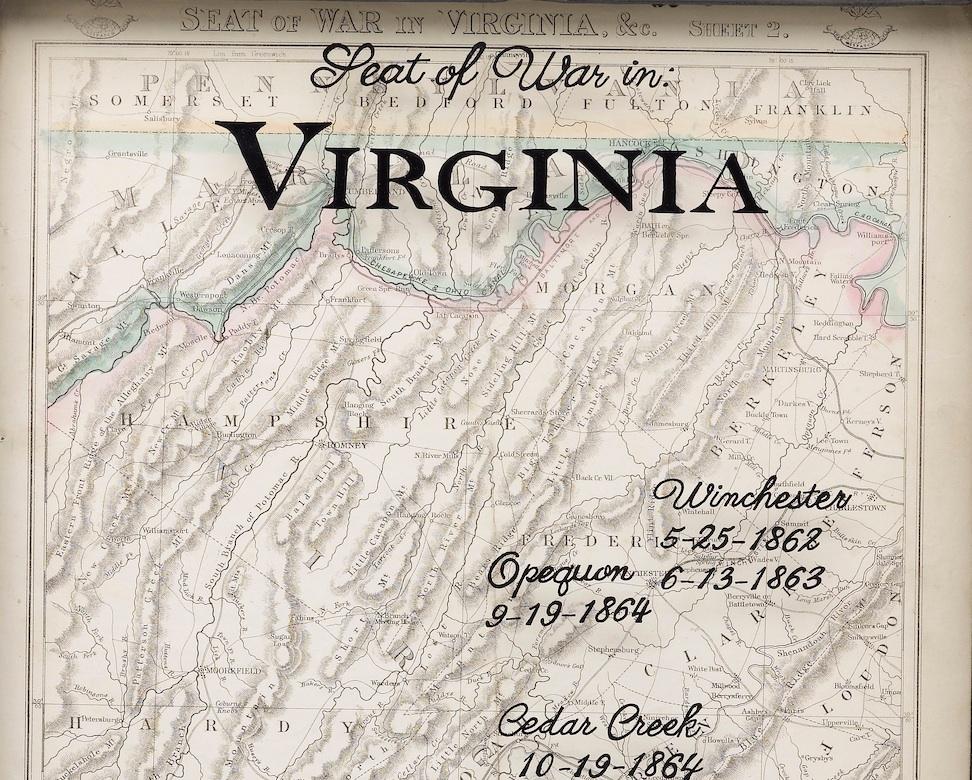 This informative map of the Seat of War in Virginia, &c., sheet 2 covers the area in northern Virginia between the Maryland border to just south of Harrisonburg and Fairfax. A British published map, this was one in a series of three maps of the