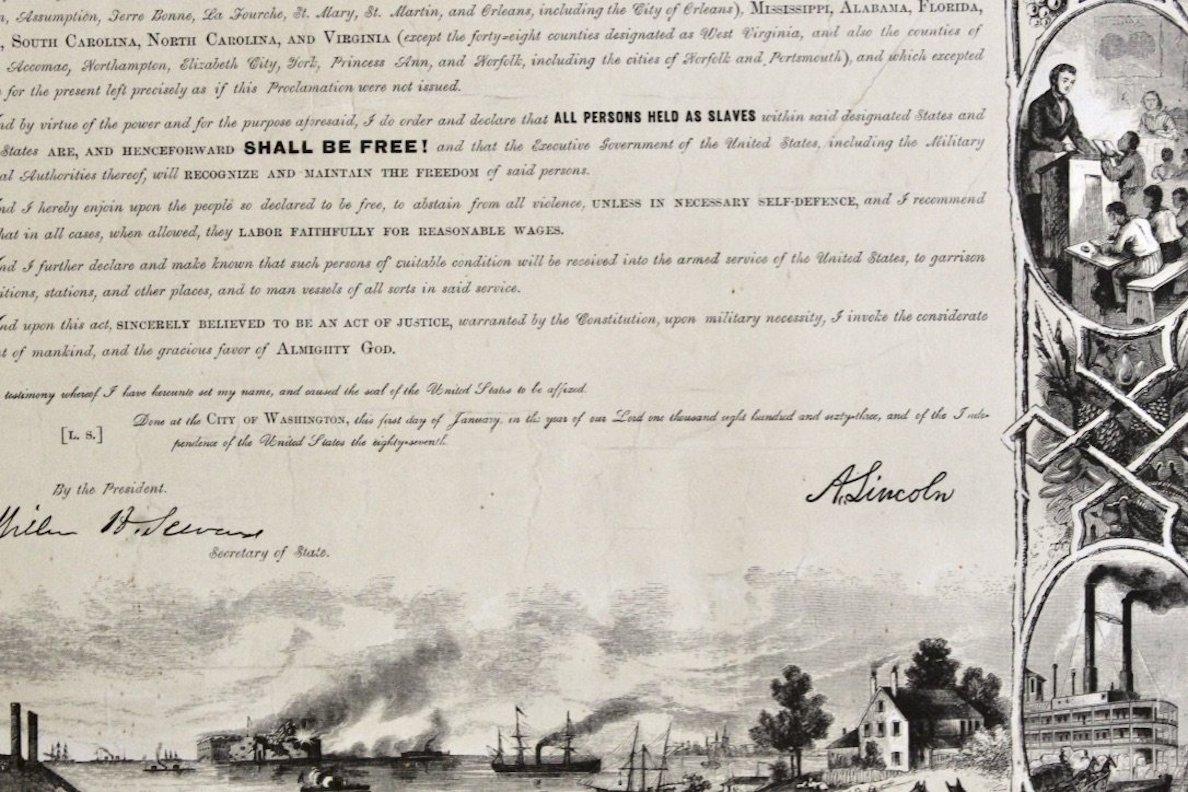 1865 emancipation proclamation