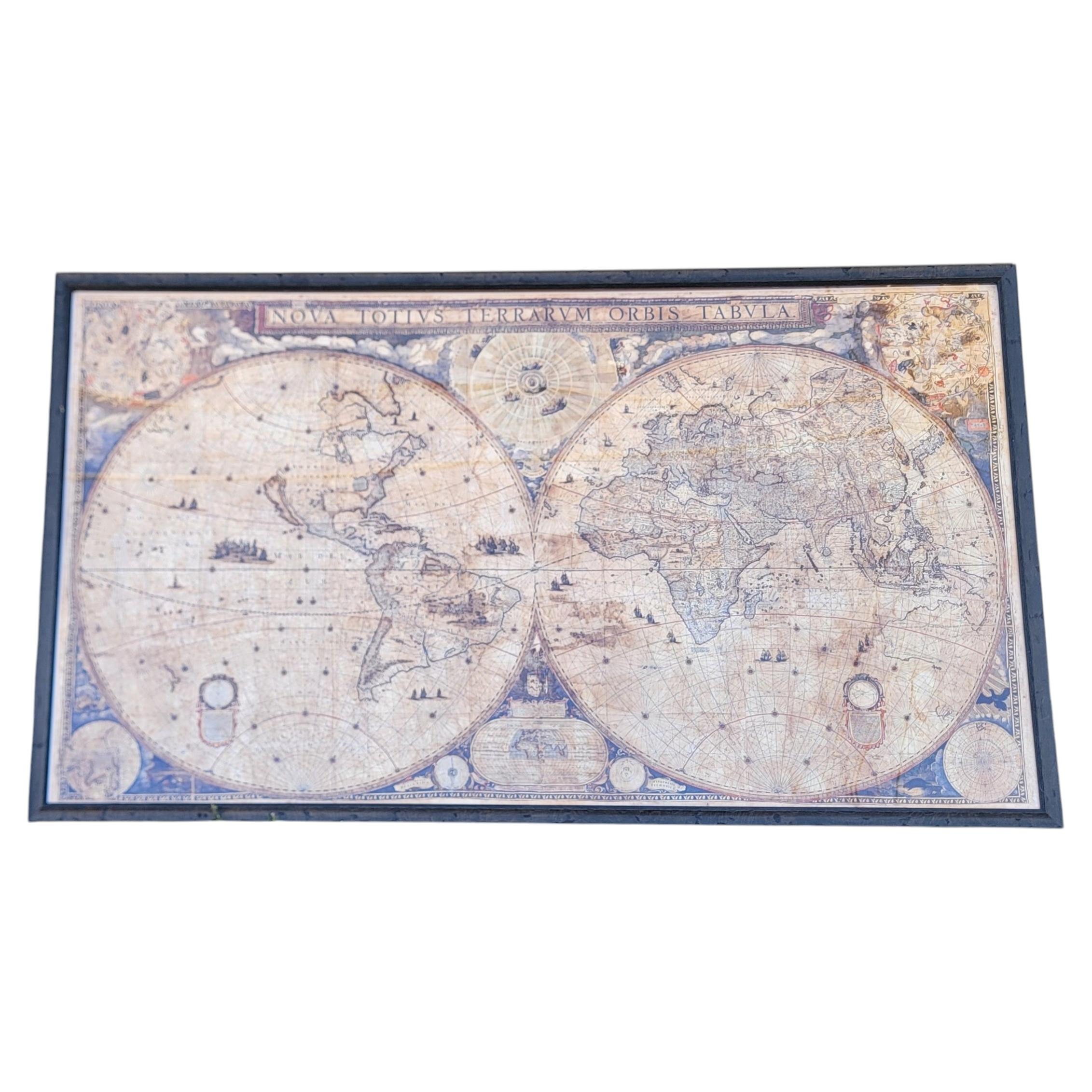 1864 Map Of The World 1648 Roberts Maps 2018 Limited Edition Print 6 of 100