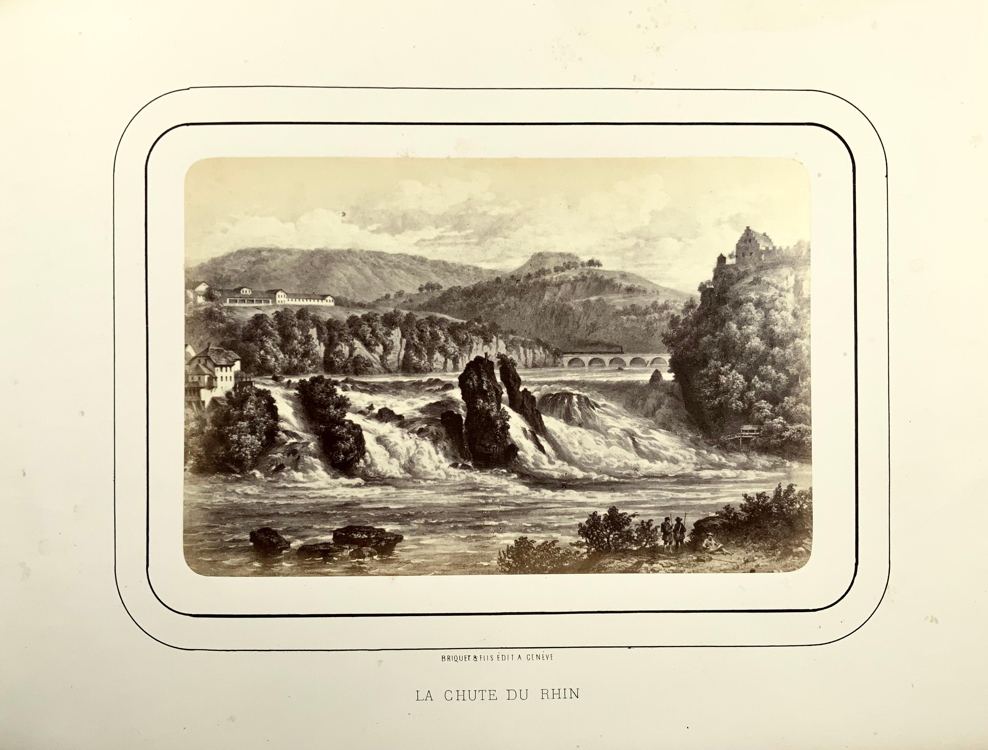 1865c, Switzerland 'Briquet Et Fils, Geneva' Album Photographique De La Suisse For Sale 7