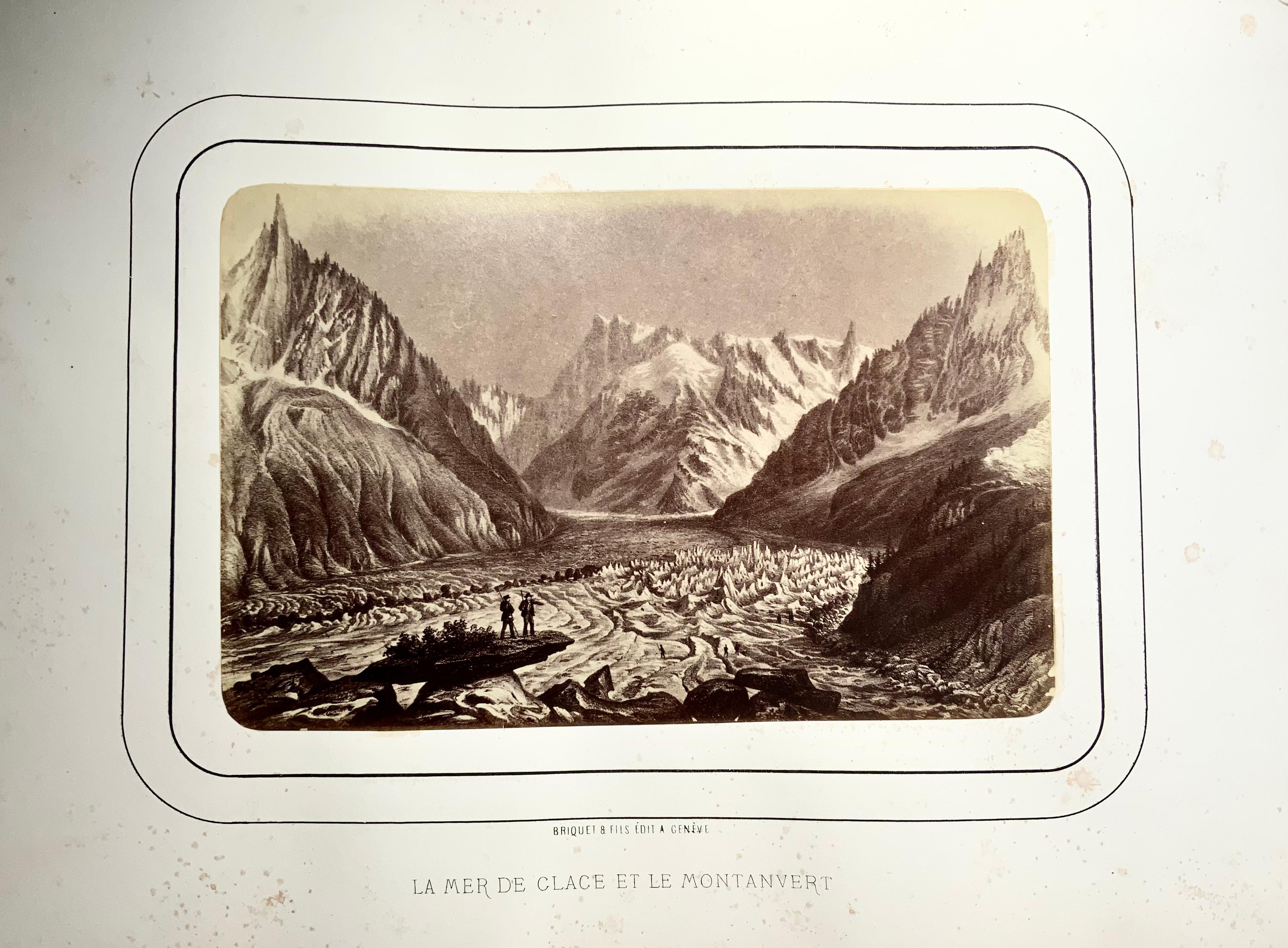 1865c, Switzerland 'Briquet Et Fils, Geneva' Album Photographique De La Suisse For Sale 2