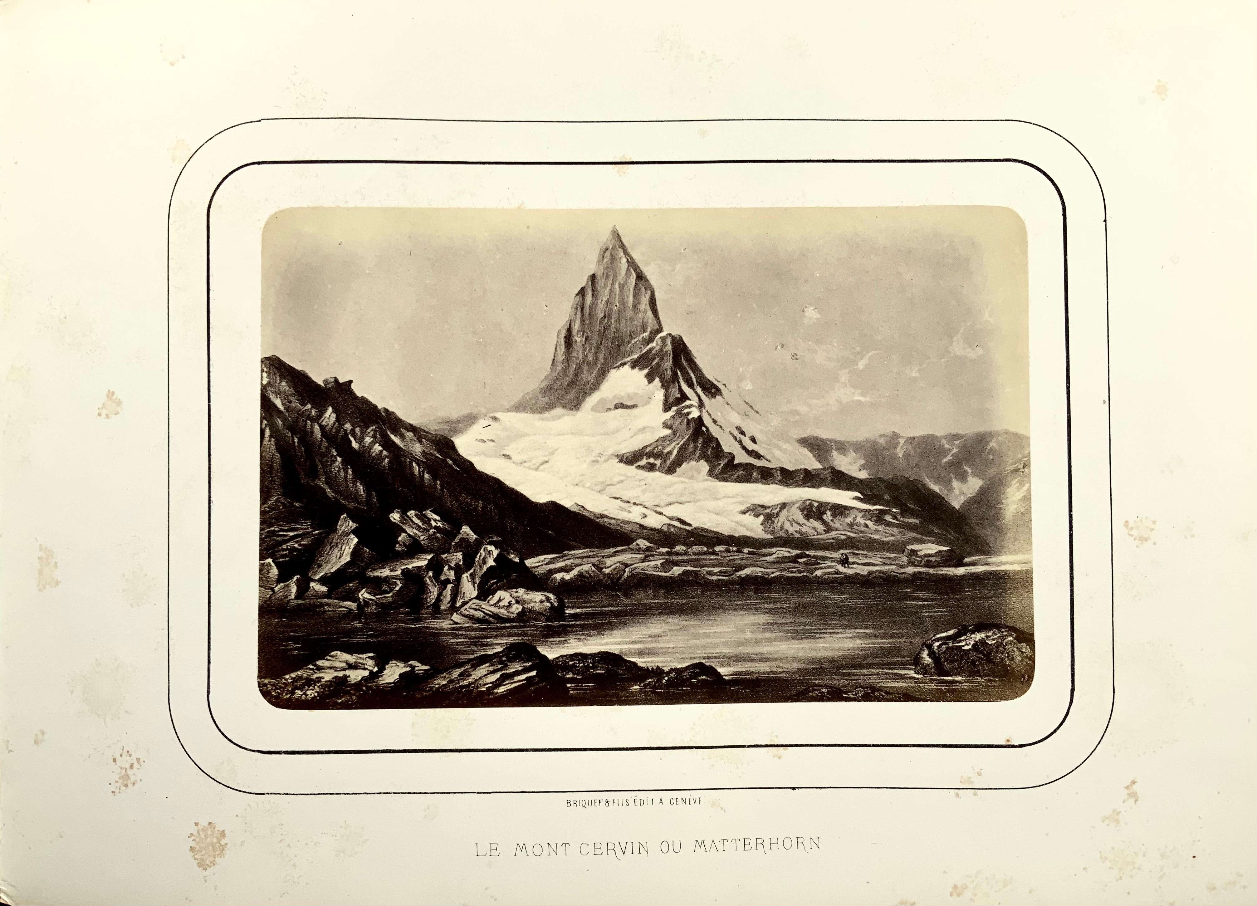 1865c, Switzerland 'Briquet Et Fils, Geneva' Album Photographique De La Suisse For Sale 3