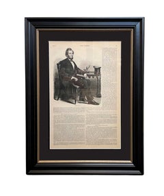 1866 "Abraham Lincoln" Seated Portrait, Published by McDonnell Bros.