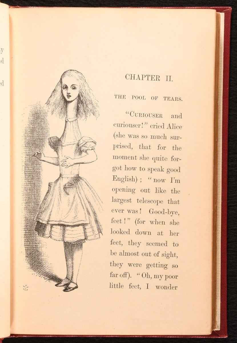 1867 Les Aventures d'Alice au pays des merveilles Bon état - En vente à Bath, GB