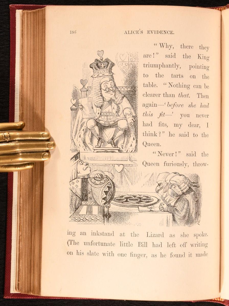 Papier 1867 Les Aventures d'Alice au pays des merveilles en vente
