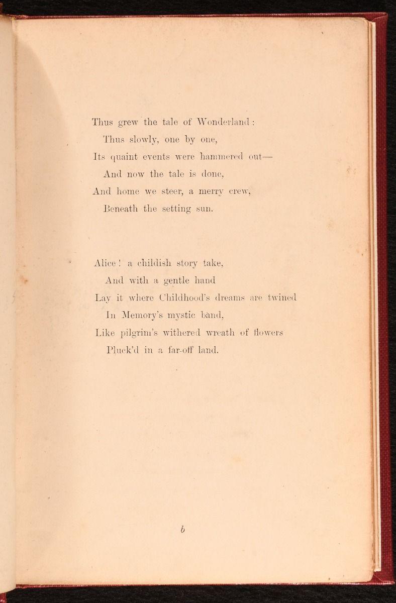 1867 Les Aventures d'Alice au pays des merveilles en vente 1