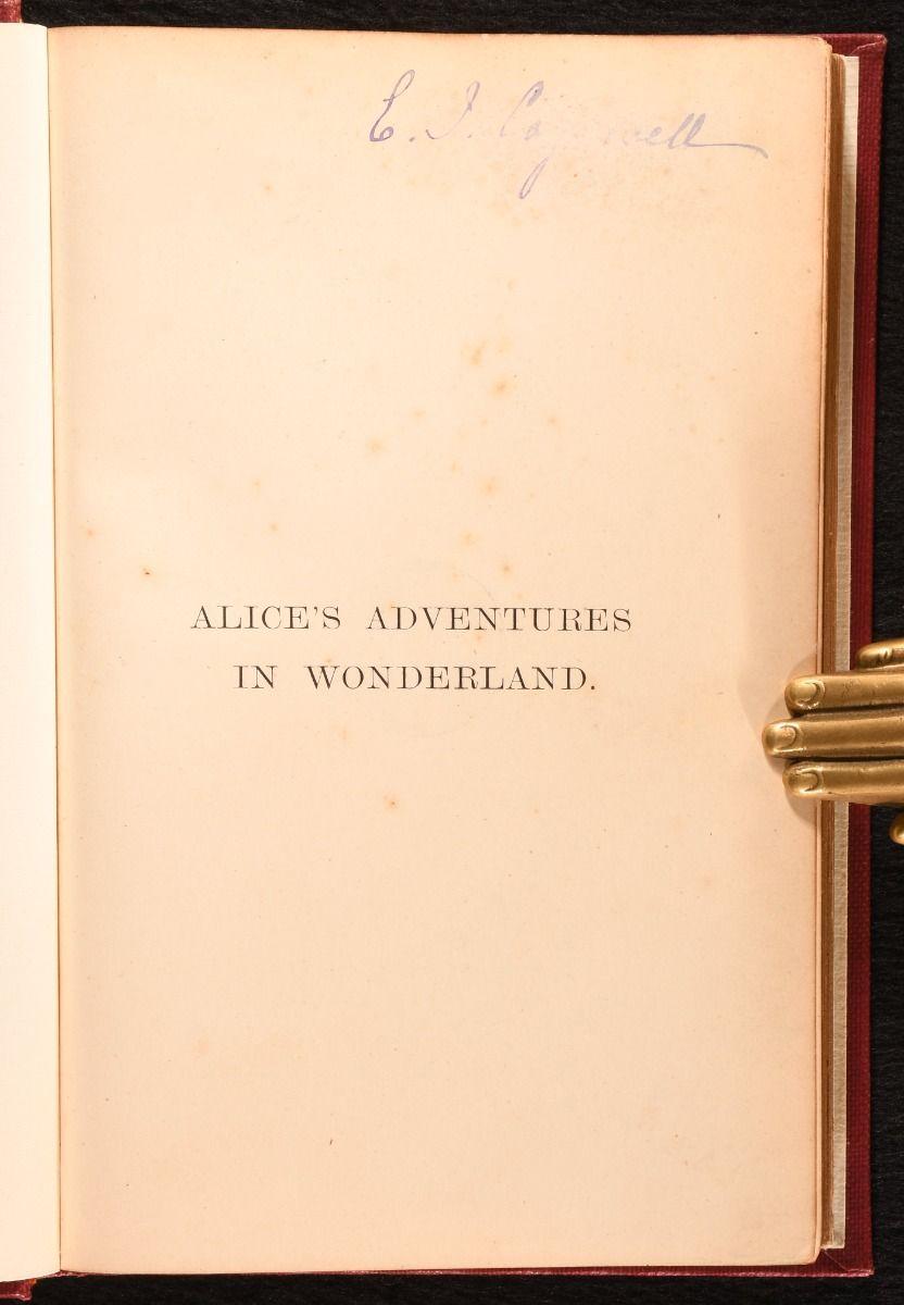 1867 Les Aventures d'Alice au pays des merveilles en vente 3