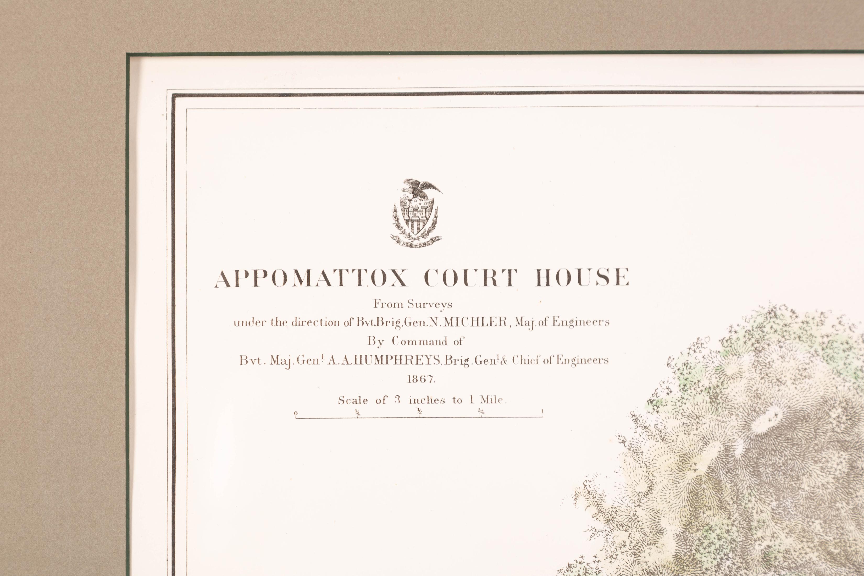 appomattox court house map