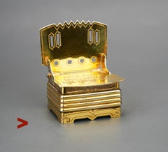 1868 Antique Imperial Russian Salt Sellar 84 Silver / 53gr