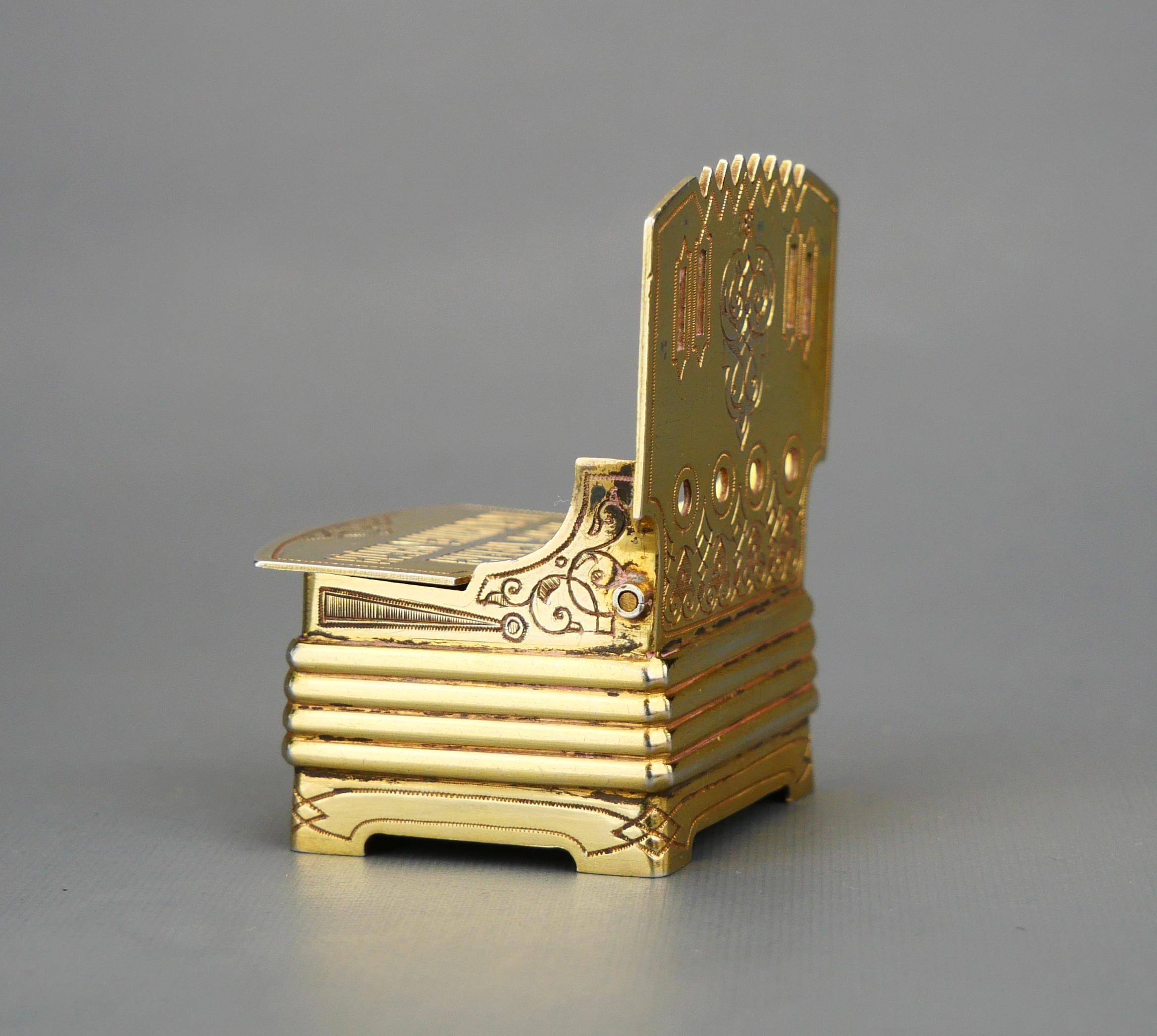 1868 Antique Imperial Russian Salt Sellar 84 Silver / 53gr For Sale 3