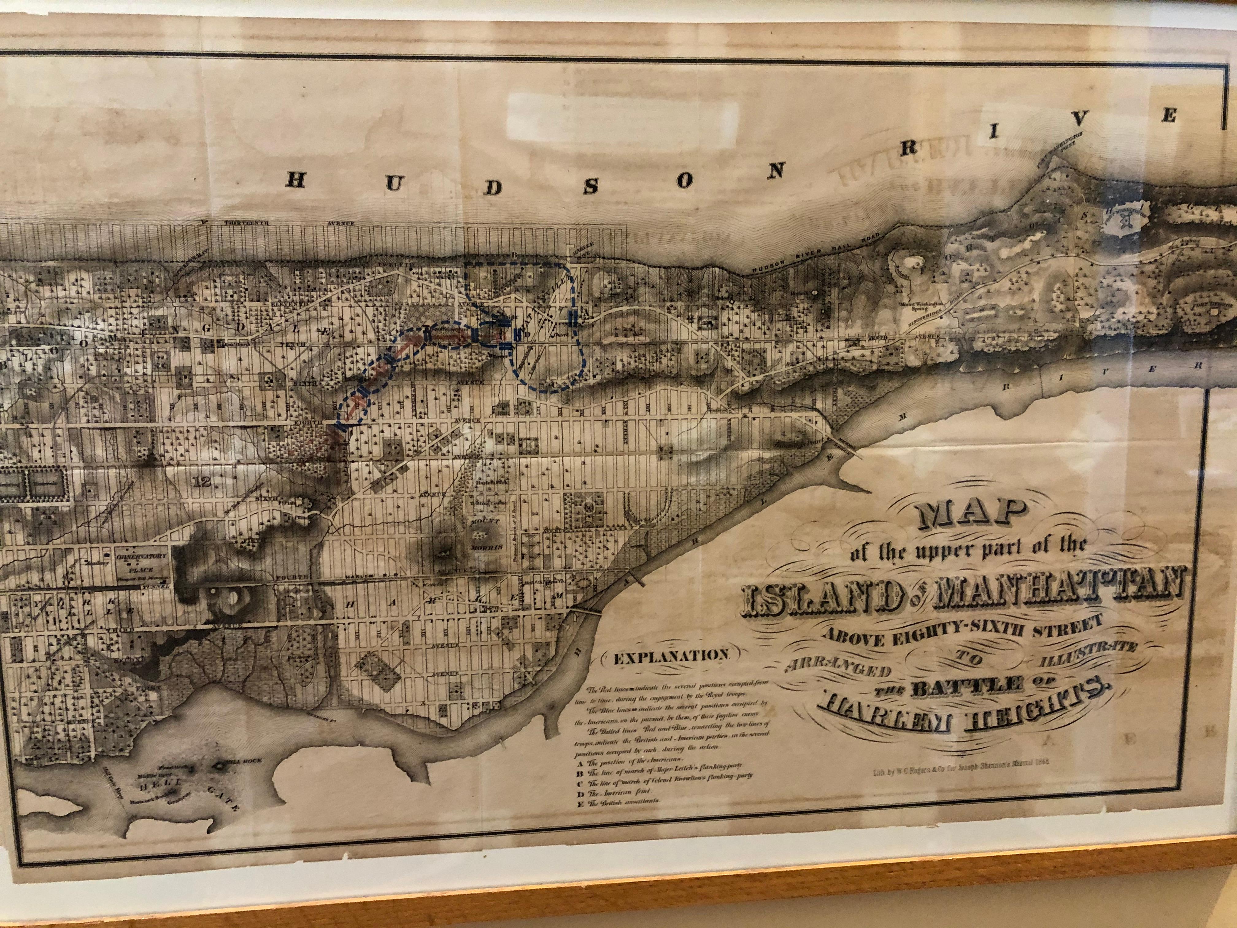 battle of harlem heights map