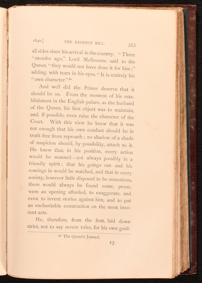 1868 Les premières années de Son Altesse Royale le Prince Consort en vente 1