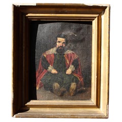1869 D'après Diego Velazquez Portrait de Sebastian De Morra Nain bouffon