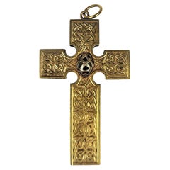 Croix écossaise de 1869 dans son coffret d'origine