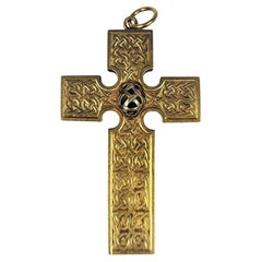 Antique 1869 Scottish Cross in Original Case