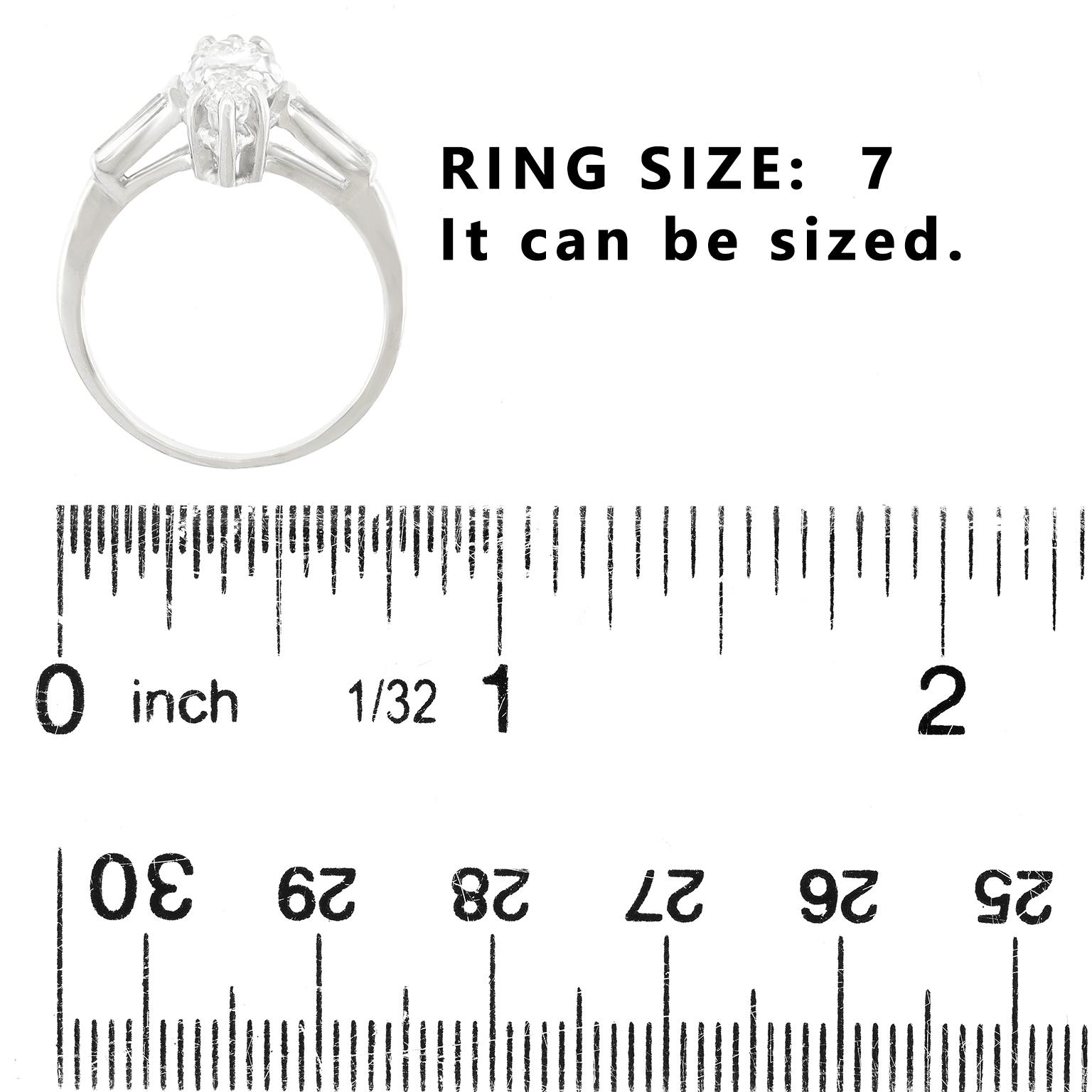 1,86ct F VS2 Anillo de Diamantes Marquesa GIA en venta 1