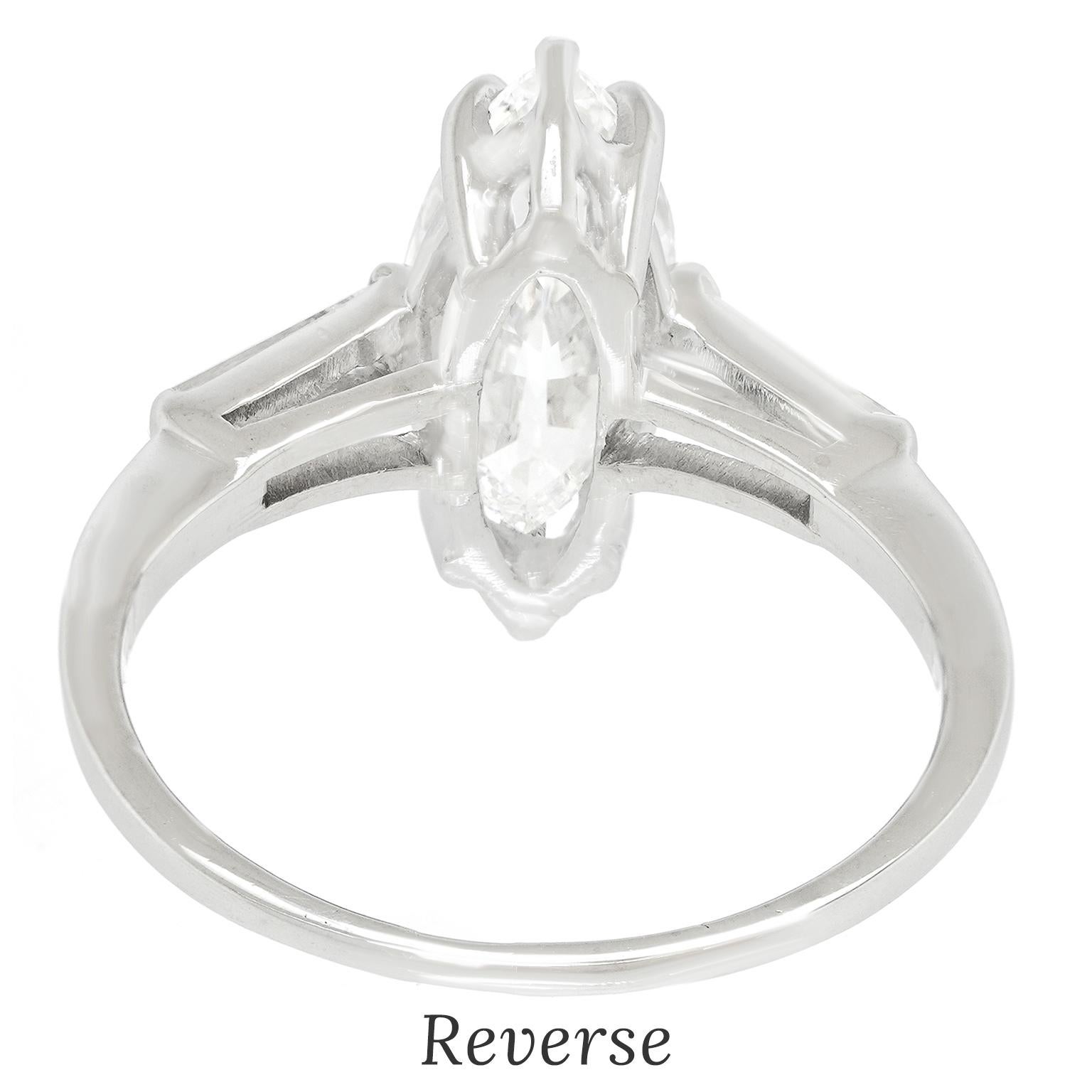 1,86ct F VS2 Anillo de Diamantes Marquesa GIA en venta 2