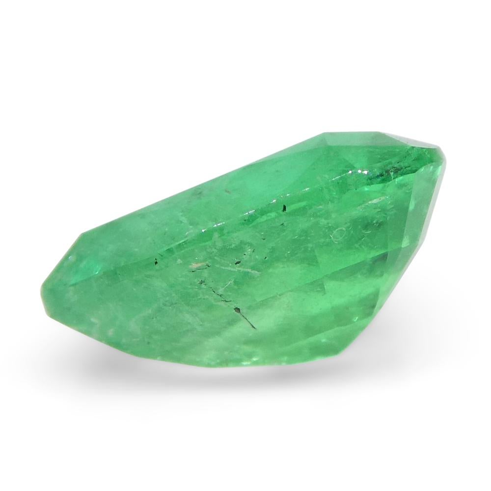 1.86ct Heart Green Emerald from Colombia For Sale 13