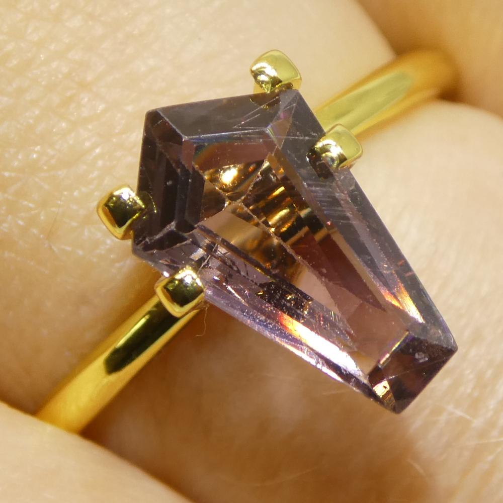 1,86ct Pentagon/Coffin Purple Sapphire aus Ostafrika im Angebot 8