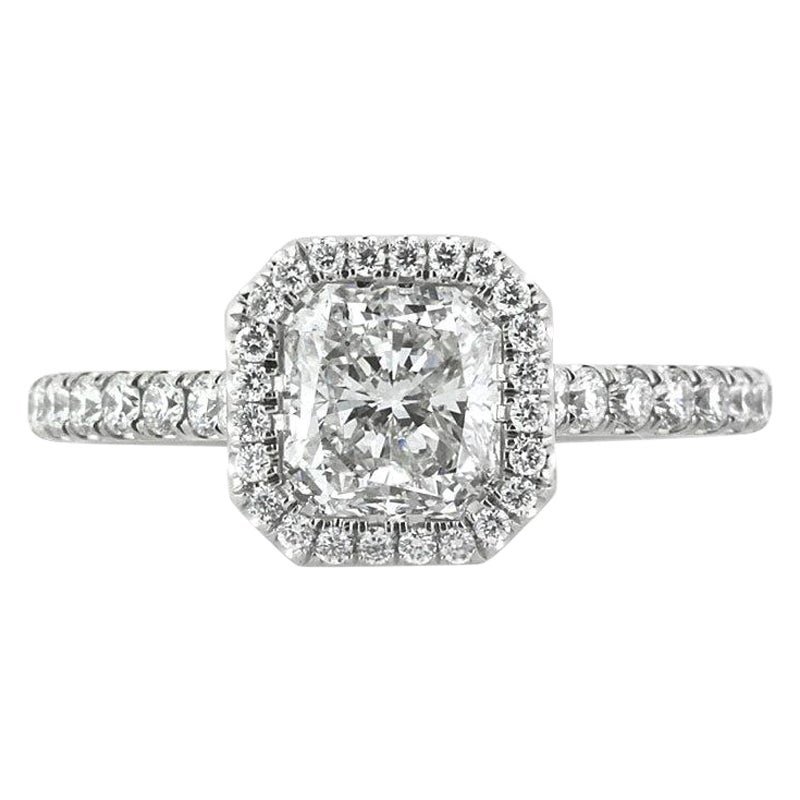 1.86ct Radiant Cut Diamond Engagement Ring