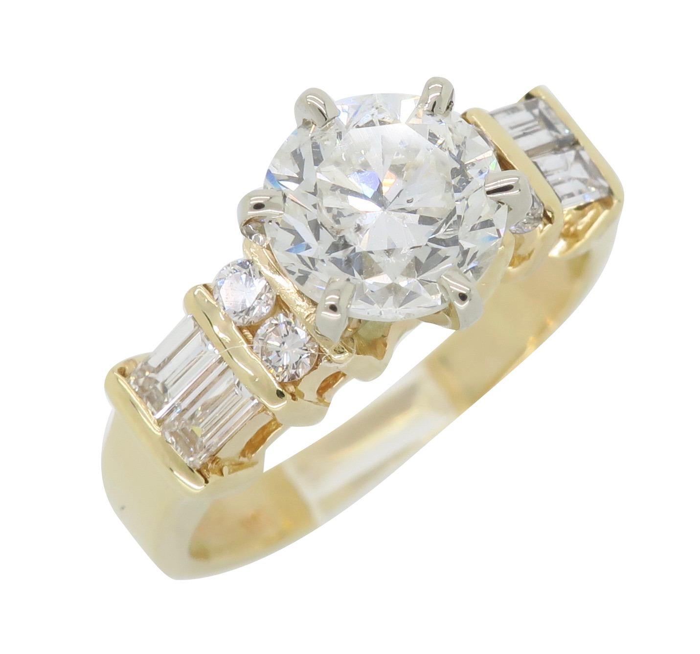 1.87 Carat Diamond Engagement Ring 5