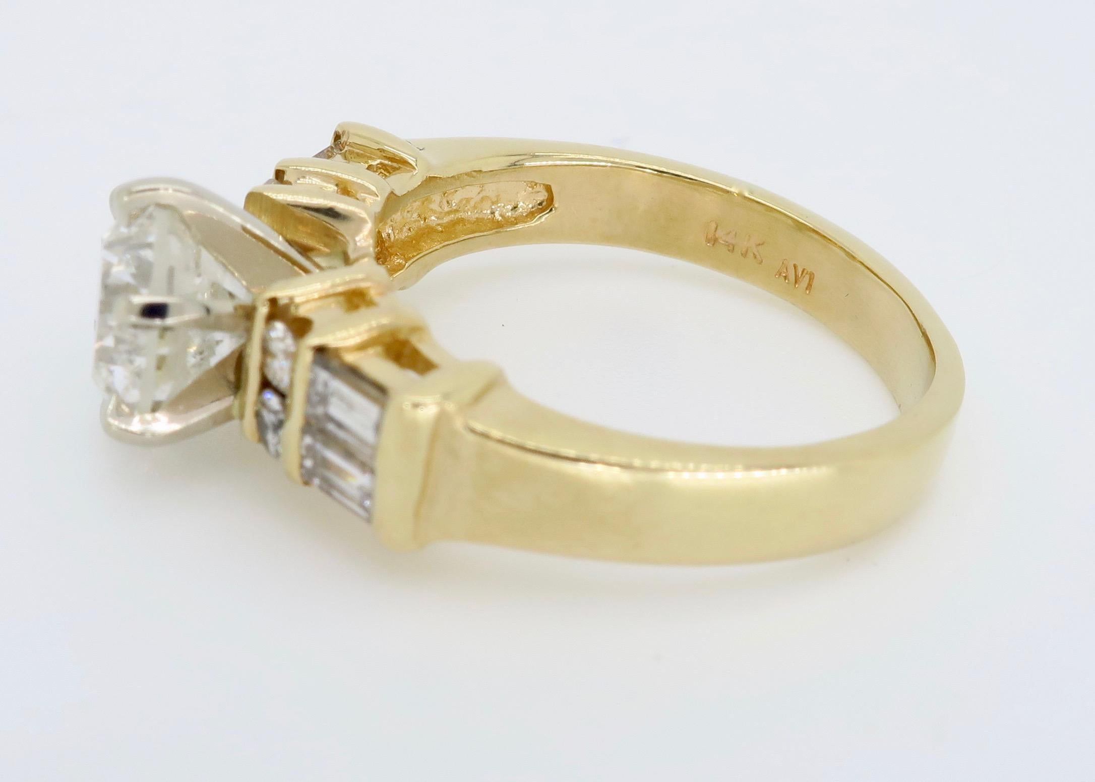 1.87 Carat Diamond Engagement Ring 6