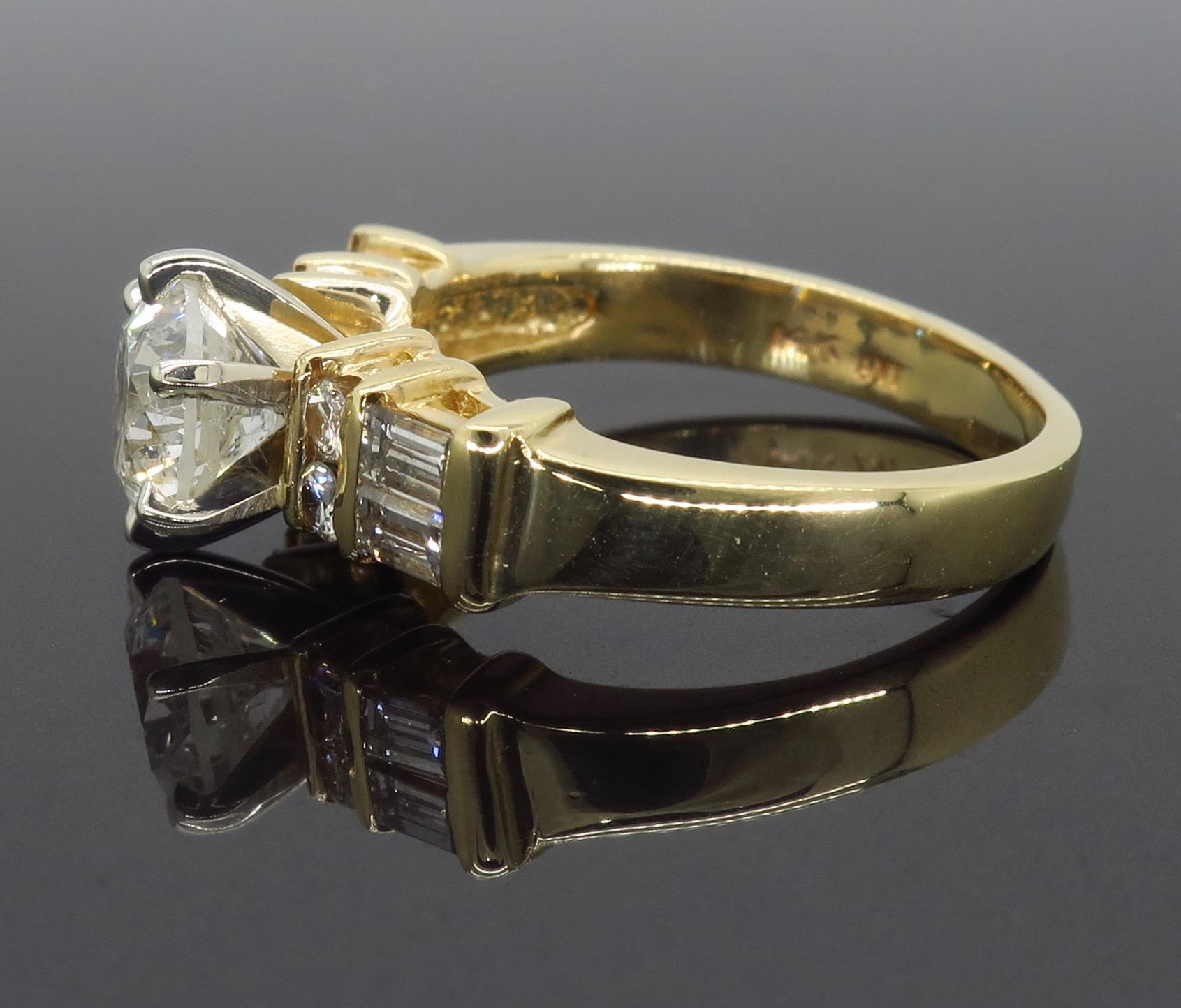 Women's 1.87 Carat Diamond Engagement Ring