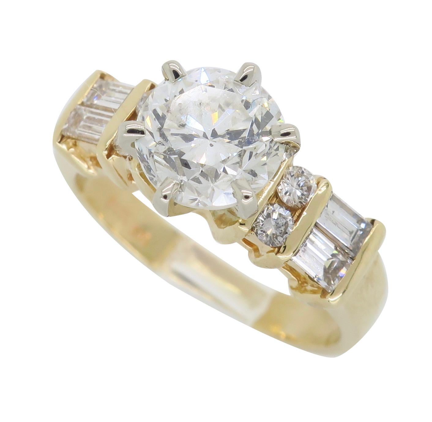1.87 Carat Diamond Engagement Ring 4