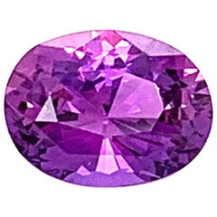 1.87 Carat GRS Certified Oval Purple-Pink Sapphire