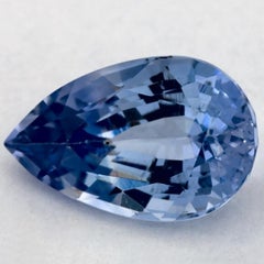 1.87 Karat Blauer Saphir Birne Loser Edelstein