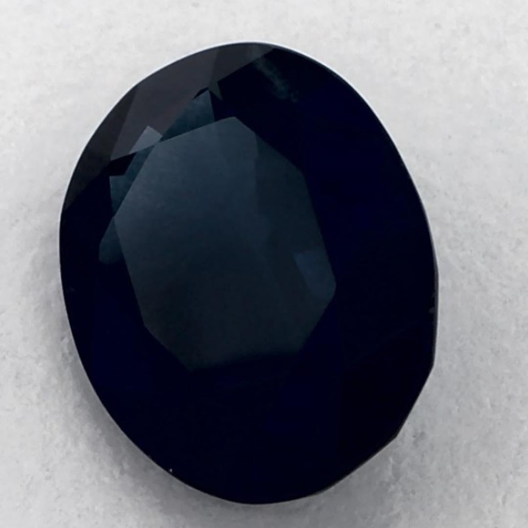 1.87 qt Zafiro Azul Oval Gema Suelta Corte oval en venta