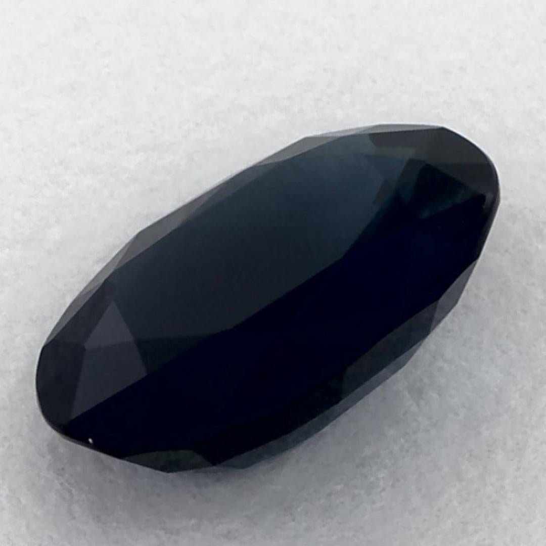 1.87 qt Zafiro Azul Oval Gema Suelta en venta 2