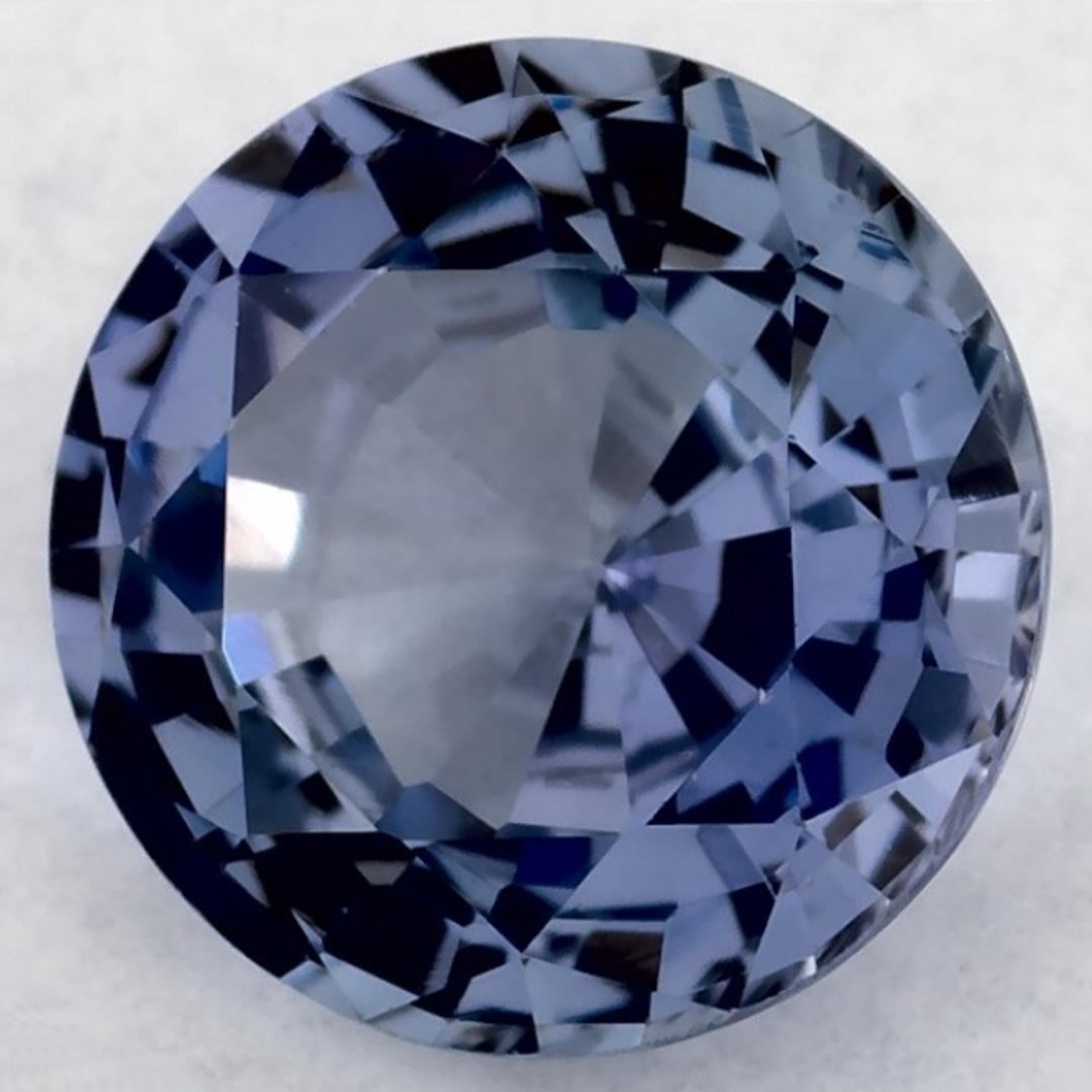 Taglio rotondo 1.87 carati di zaffiro blu rotondo sfuso in vendita